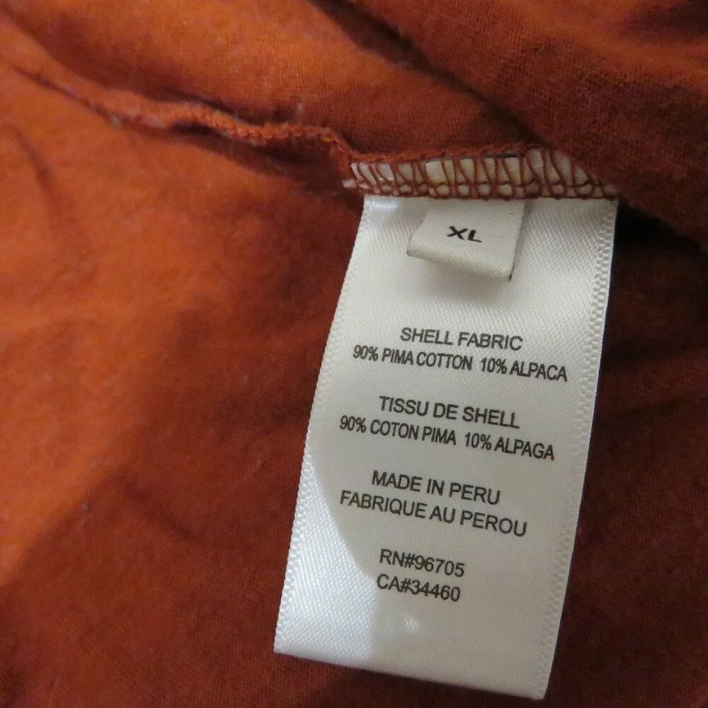 REBECCA TAYLOR Slim Wrap Blouse in Cayenne Fall Minimalist Office Cotton Alpaca - Picture 13 of 13